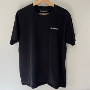 Simms Black Short Sleeve Tee
